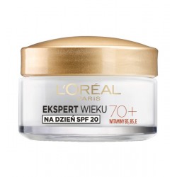 LOREAL Ekspert Wieku 70+ Przeciwzmarszczkowy Krem odżywczy na dzień SPF20 50 ml