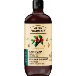 GREEN PHARMACY Pianka do kąpieli Zielona kawa + Olejek imbirowy 500 ml