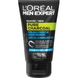 LOREAL Men Expert Pure Charcoal Peeling przeciw zaskórnikom 100 ml