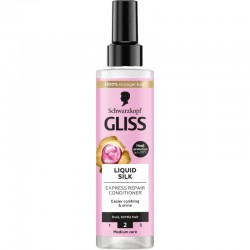 SCHWARZKOPF Gliss Liquid Silk Ekspresowa odżywka regenerująca do włosów w sprayu 200 ml