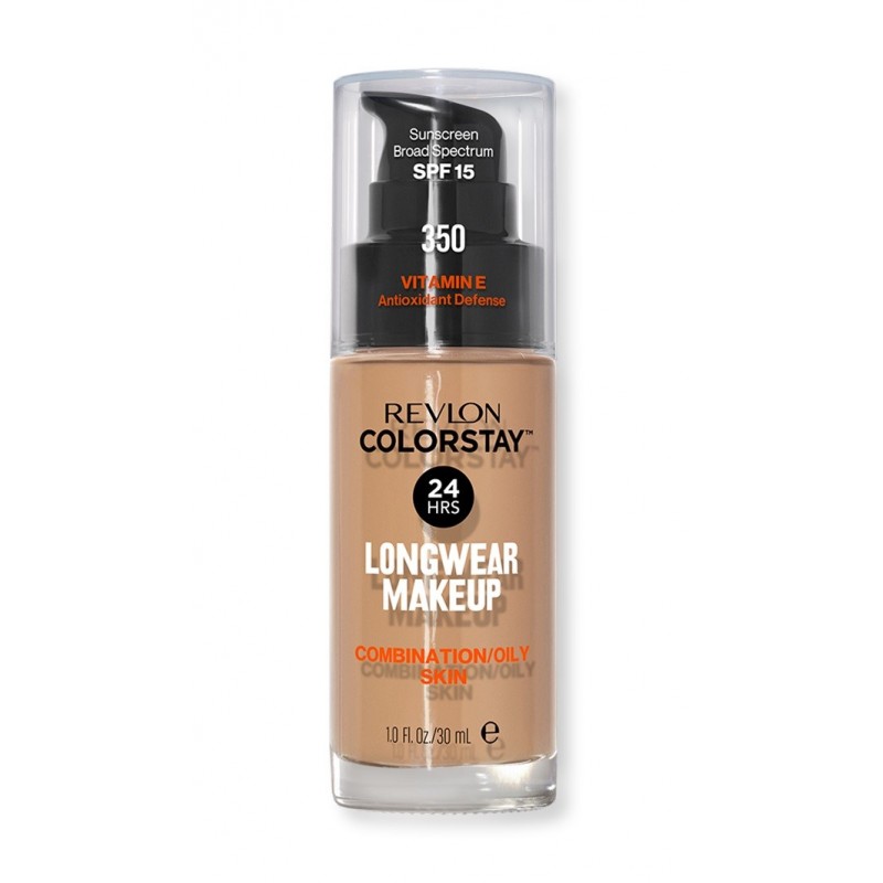 Revlon Colorstay 24H Longwear Podkład kryjąco-matujący nr 350 Rich Tan - cera mieszana i tłusta 30ml