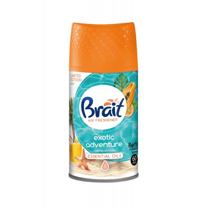 BRAIT Air Freshener Odświeżacz powietrza - Exotic Adventure zapas 250 ml