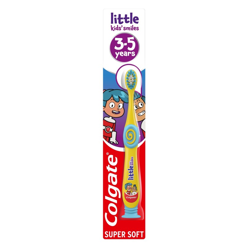 COLGATE Little Kids Smiles Szczoteczka do zębów dla dzieci - Super Soft  3-5 lat