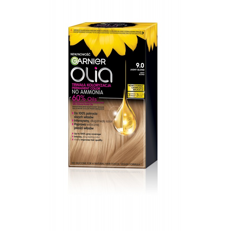 GARNIER Olia Farba do włosów nr 9.0 Light Blond - Jasny blond