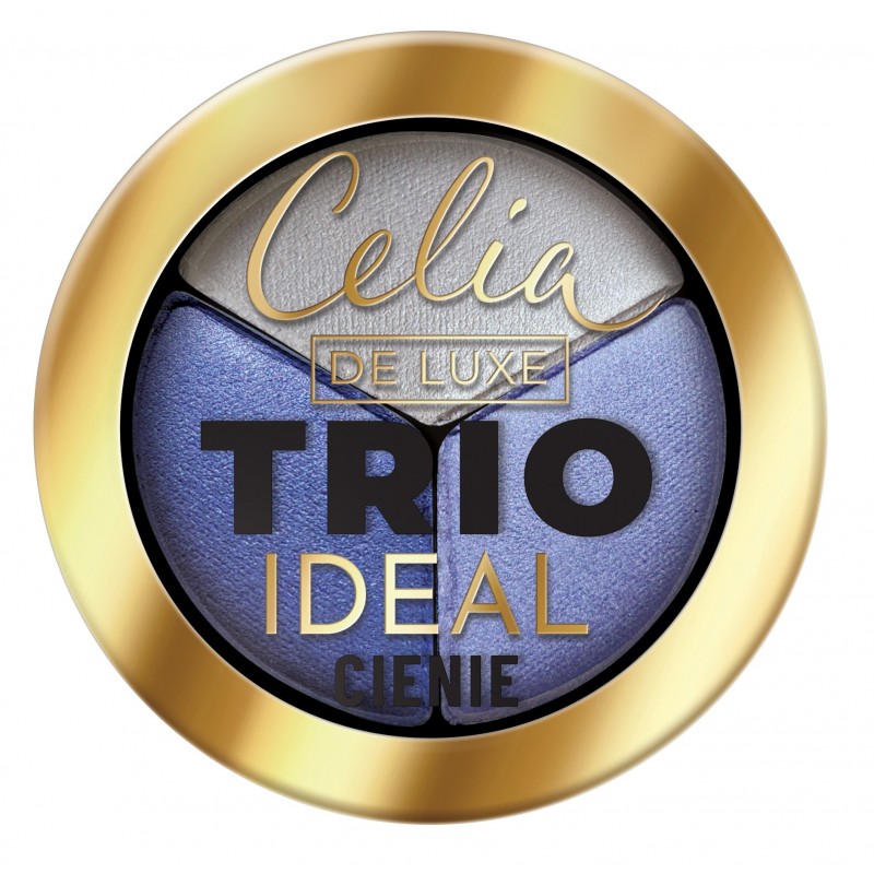 CELIA De Luxe Cienie do powiek Trio Ideal nr 304