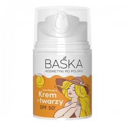 BAŚKA Krem do twarzy SPF 50+ nawilżający 50 ml