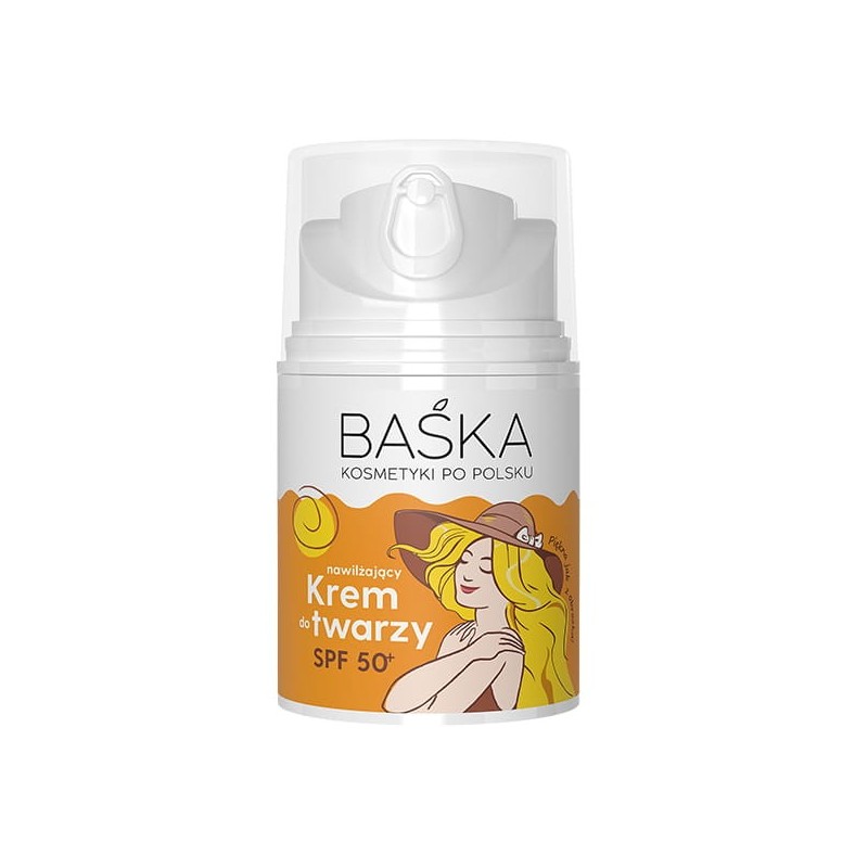 BAŚKA Krem do twarzy SPF 50+ nawilżający 50 ml