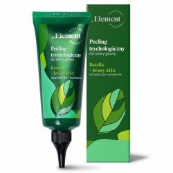 ELEMENT Peeling trychologiczny do skóry głowy Bazylia + Kwasy AHA 100 ml