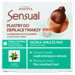 JOANNA DEPIL SENS.Plastry do twarzy Aloes new