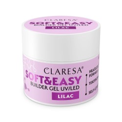 CLARESA N Żel budujący do paznokci Soft&Easy Builder Lilac 90g