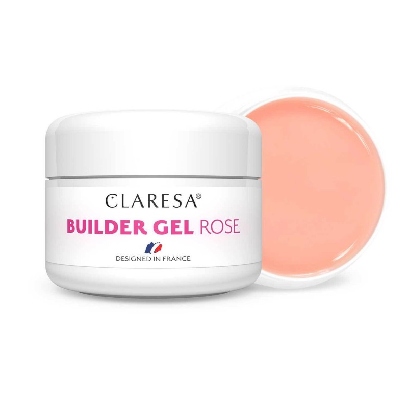 CLARESA Żel budujący do paznokci Builder - Rose 50g