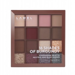 LAMEL Paleta cieni Shades of Burgundy No. 16-4&