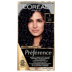 LOREAL Preference Farba do włosów 1 - Czerń  1op.