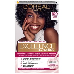 LOREAL Excellence Creme Farba do włosów 100 Czerń