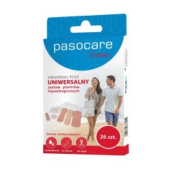 PASOCARE Universal Plus Plastry hipoalergiczne - zestaw uniwersalny 1op.-26szt