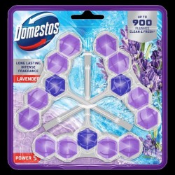 DOMESTOS Kostka toaletowa Power 5 Lavender 3 x 50 g