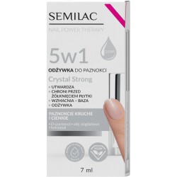 SEMILAC Odżywka do paznokci Nail Power Therapy 5w1 Crystal Strong 7 ml