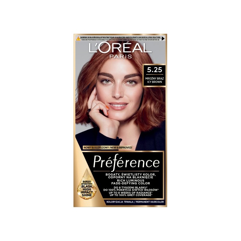 LOREAL Preference Farba do włosów 5.25 - Mroźny Brąz 1 op.