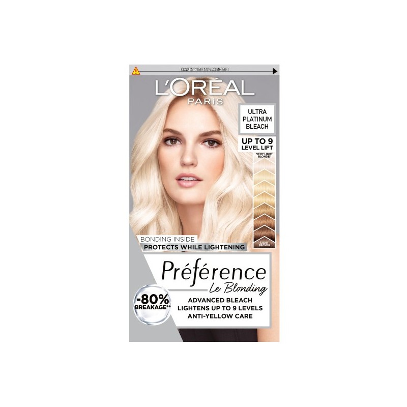 LOREAL Preference Farba do włosów Ultra Platinum Bleach 1 op.