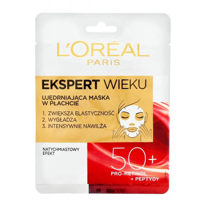 Loreal Age Specialist 45+ Maska na tkaninie ujędrniająca  30g