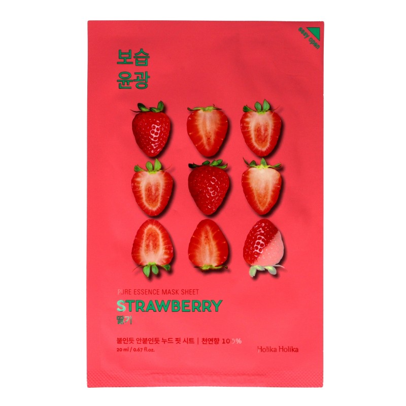 Holika Holika Pure Essence Mask Sheet- Strawberry  1szt