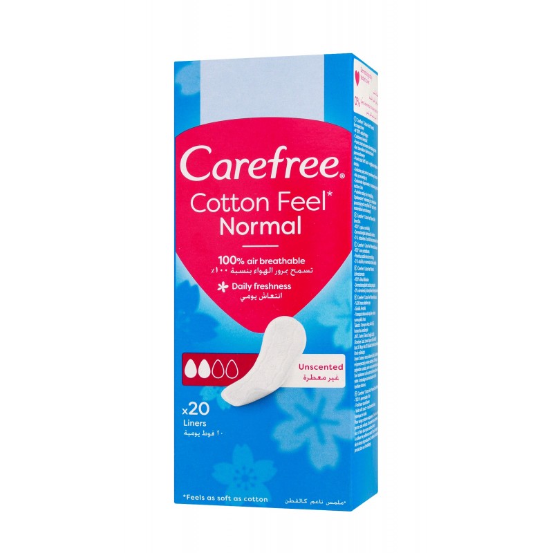 JOHN CAREFREE COTTON UNSCENTED  20szt