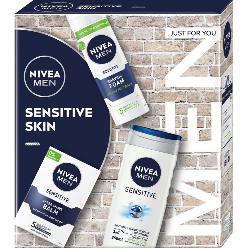 NIVEA Men Sensitive Skin Zestaw prezentowy (01801)