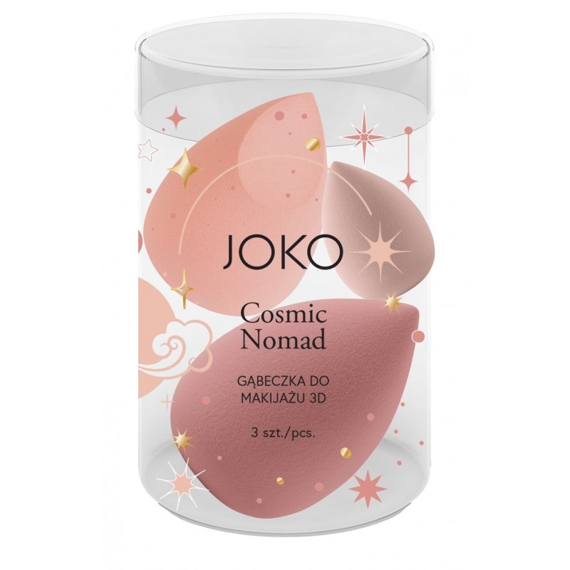 JOKO Gąbeczka do makijażu 3D Cosmic Nomad 1op.-3szt