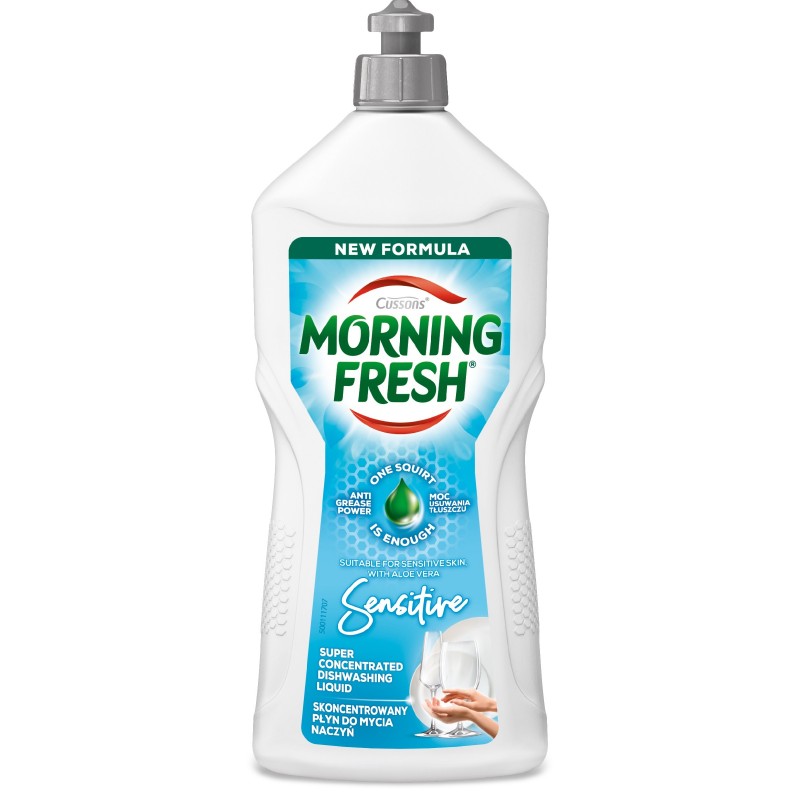 CUSSONS Morning Fresh Skoncentrowany płyn do mycia naczyń - Sensitive 900 ml