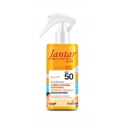 JANTAR Sun Bursztynowa lekka emulsja ochronna wodoodporna SPF 50 Sport 150 ml