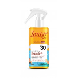 JANTAR Sun Bursztynowy suchy olejek ochronny SPF 30 z witaminą E i olejem buriti 150 ml