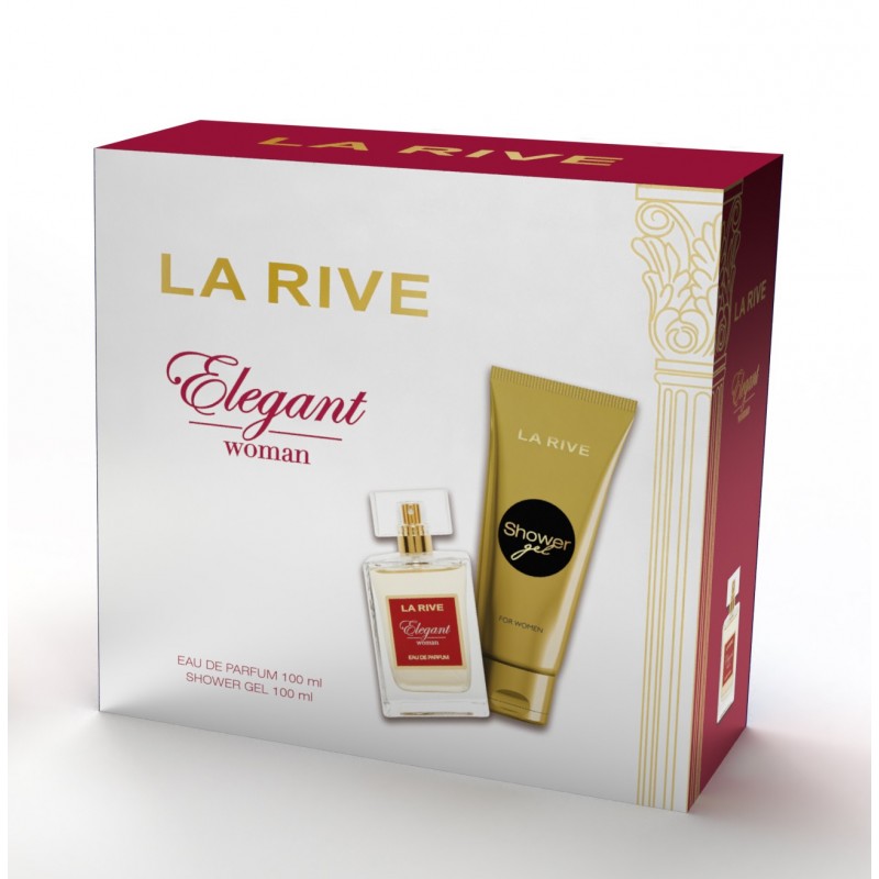 LA RIVE Woman Zestaw prezentowy Elegant (woda toaletowa 100 ml + żel pod prysznic 100 ml)