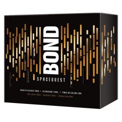 BOND Spacequest Zestaw prezentowy męski - Woda po goleniu 100 ml + Dezodorant 150 ml + Pianka do golenia 50 ml