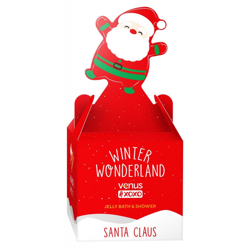 VENUS Xoxo Zestaw prezentowy - Winter Wonderland Jelly Bath&Shower Santa Claus