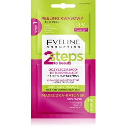 EVELINE 2 STEPS TO BEAUTY Zabieg oczysz-det. 2x4ml