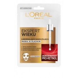 LOREAL Exspert Wieku 45+ Maska na tkaninie ujędrniająca 30 g