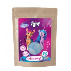 KIDS My Little Pony Kule koloryzujące do kąpieli jeżyna, malina 5 x 50g