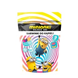 KIDS Minionki Pastylki koloryzujące do kąpieli 9 x 16g