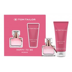 TOM TAILOR Zestaw prezentowy Happy To Be Woman (woda toaletowa 30ml+żel pod prysznic 100ml)