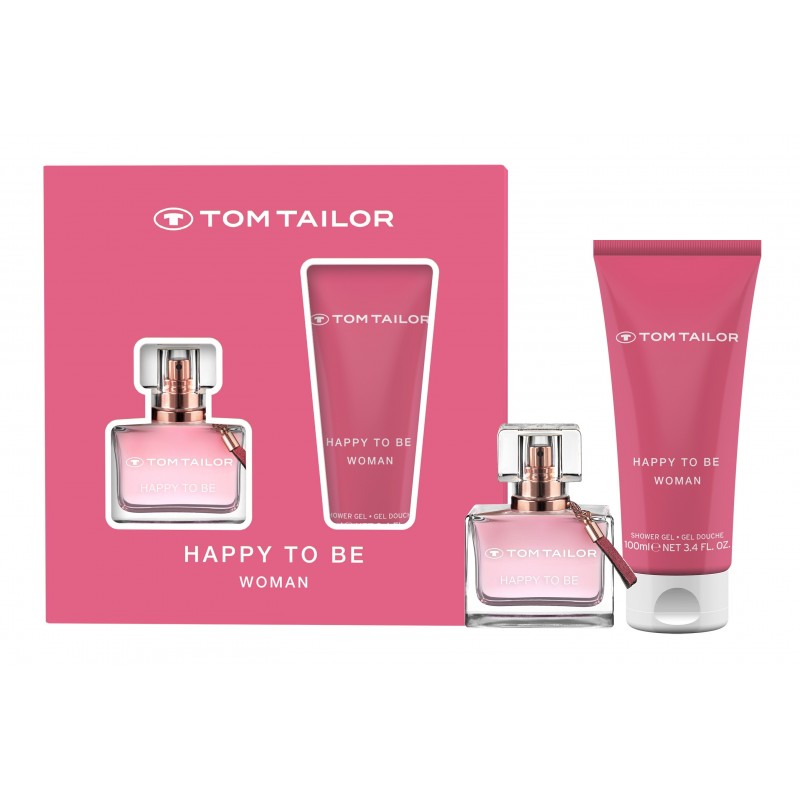 TOM TAILOR Zestaw prezentowy Happy To Be Woman (woda toaletowa 30ml+żel pod prysznic 100ml)