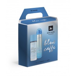 JEAN MARC Blue Caffe Zestaw prezentowy damski - woda toaletowa 50 ml + dezodorant 75 ml