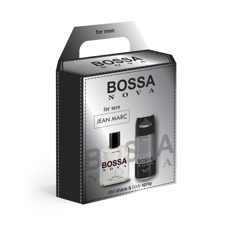 JEAN MARC Bossa Nova Man Zestaw prezentowy męski - dezodorant 150 ml + woda po goleniu 100 ml