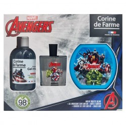 CORINE DE FARME Disney Zestaw prezentowy Avengers (woda toaletowa 50ml + Żel pieniący 3w1 300ml + Pudełko na przekąski)