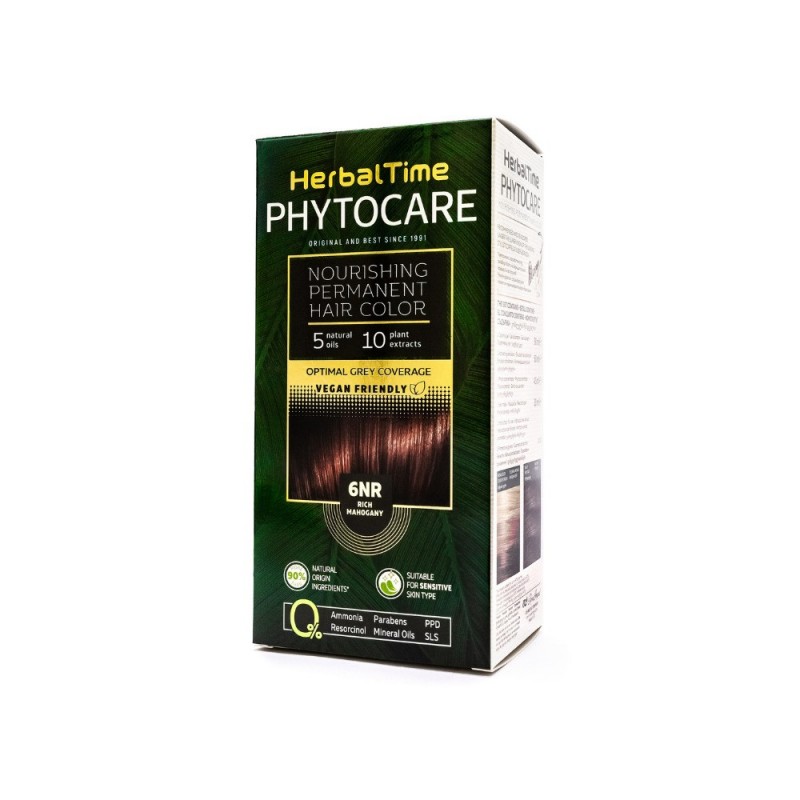 HERBAL TIME Phytocare Farba do włosów naturalna 6NR Rich Mahogany