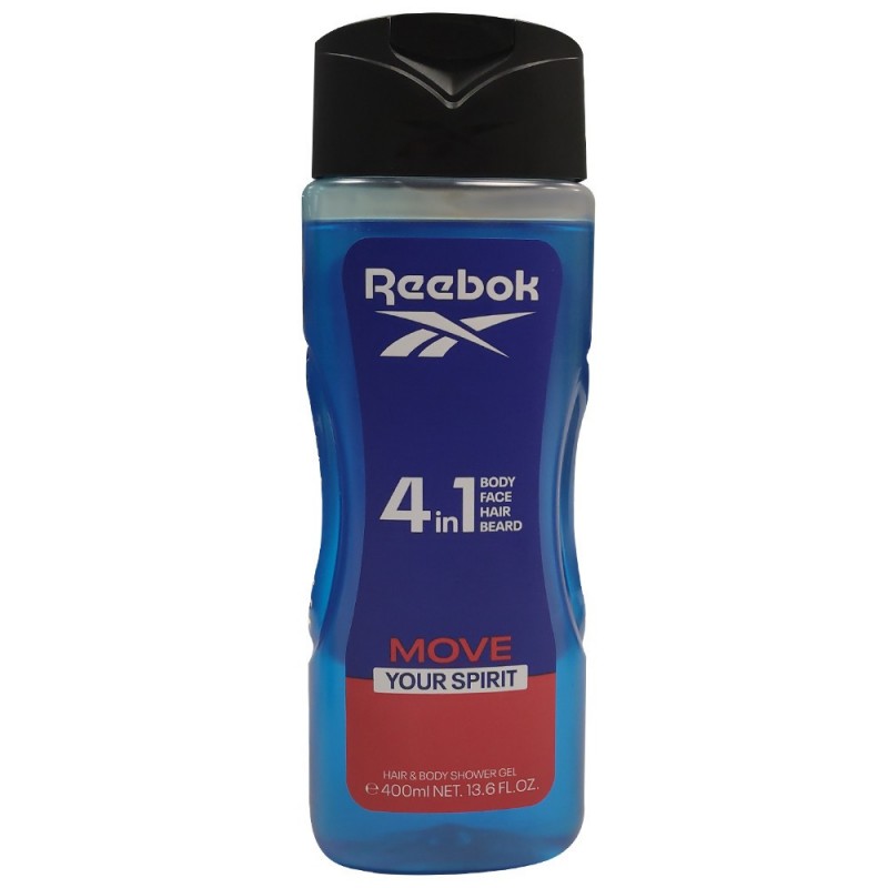 REEBOK Move Your Spirit 4w1 Żel pod prysznic męski 400 ml