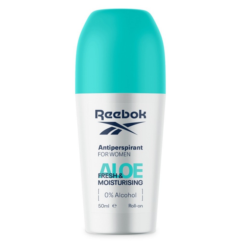 REEBOK Fresh&Moisturising Aloe Antyperspirant roll - on damski 50 ml