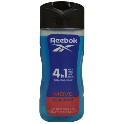 REEBOK Move Your Spirit 4w1 Żel pod prysznic męski 250 ml