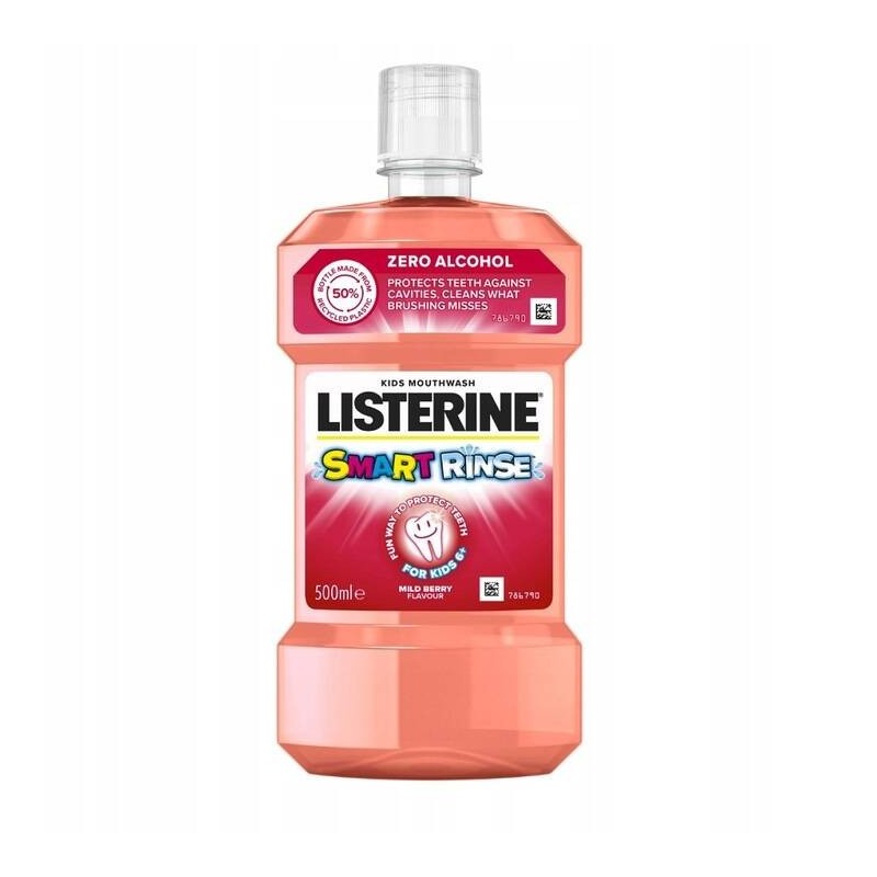 LISTERINE Smart Rinse Mild Berry Płyn do płukania ust 500 ml