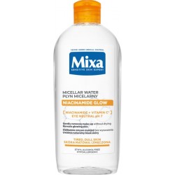 MIXA Niacinamide Glow Płyn micelarny do cery matowej i zmęczonej, 400 ml