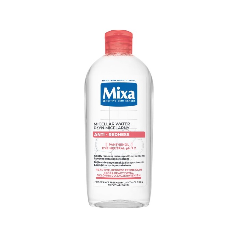 MIXA Płyn micelarny do cery zaczerwienionej, 400 ml